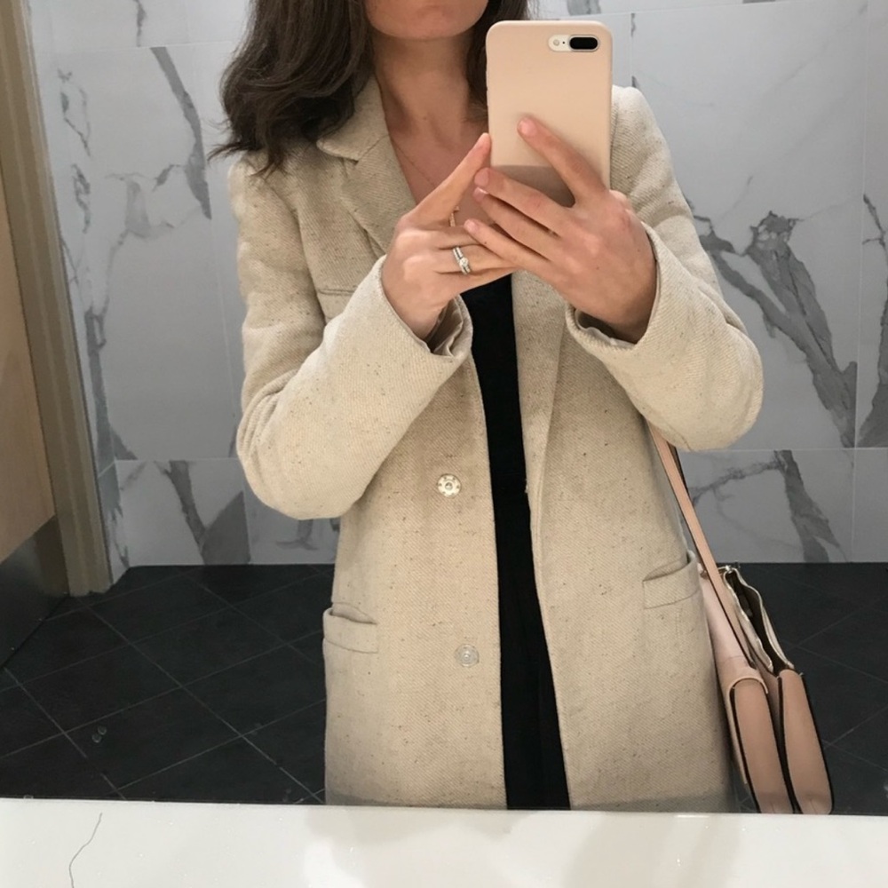 Classic oatmeal coat